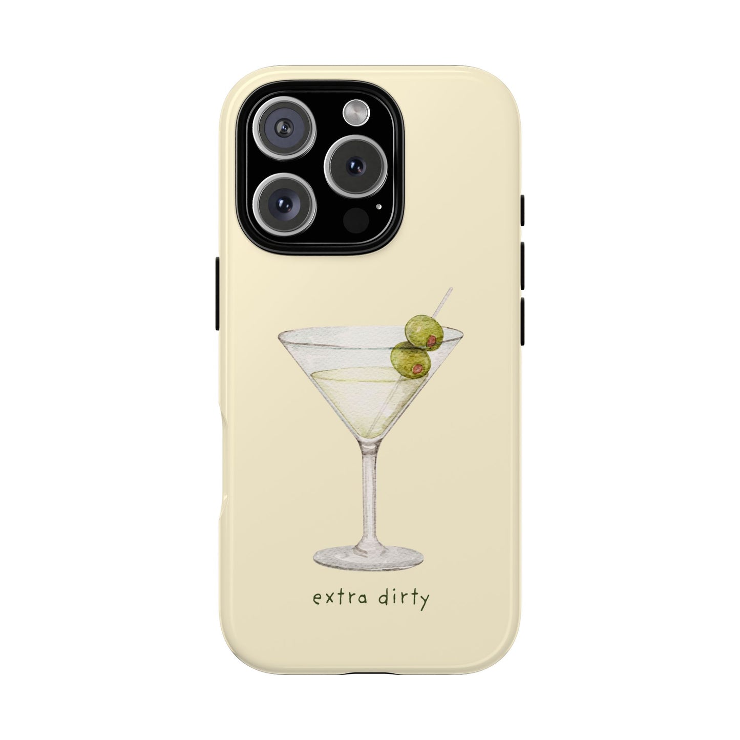 Phone Case — 'Extra Dirty' Martini Graphic