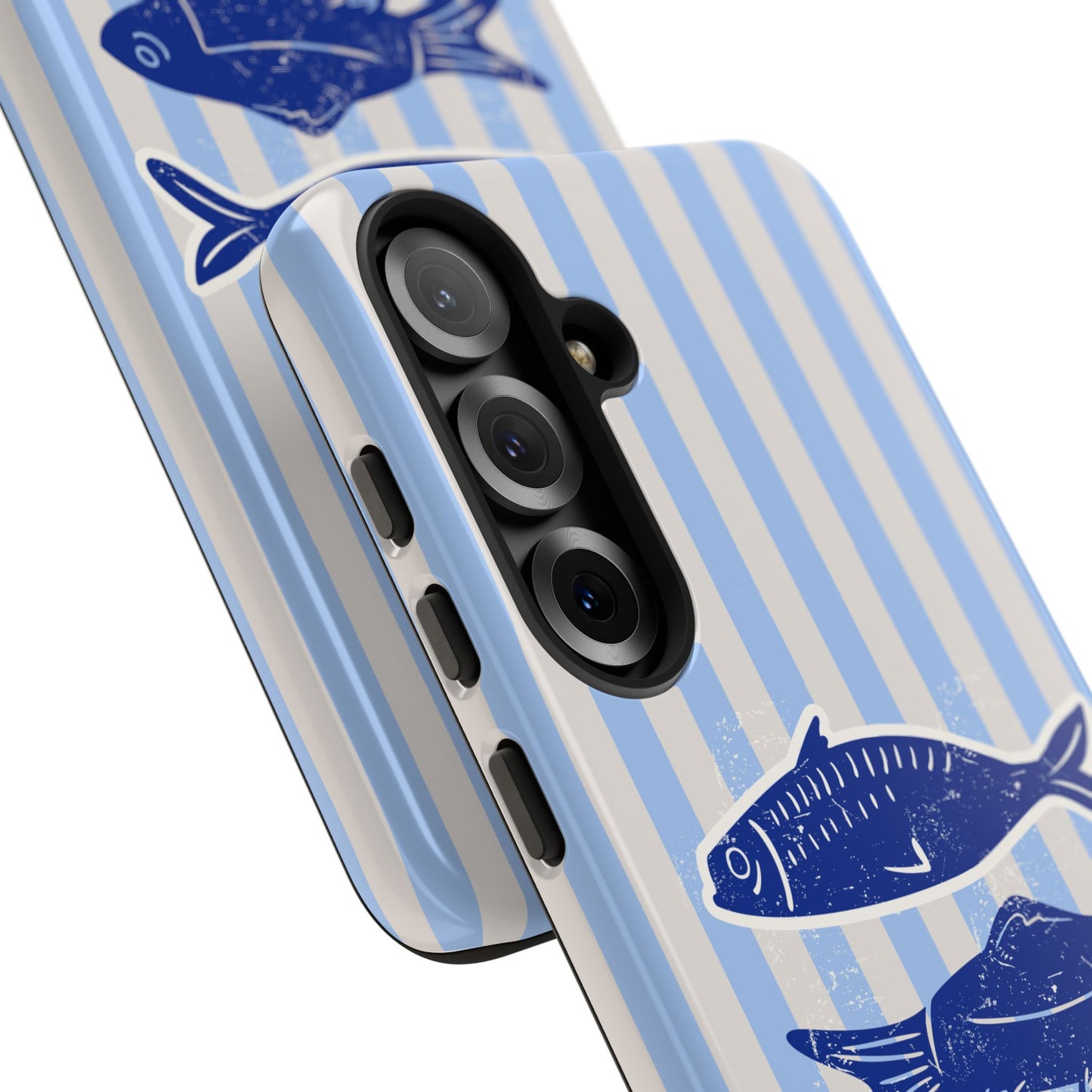 Nautical Blue Fish Phone Case