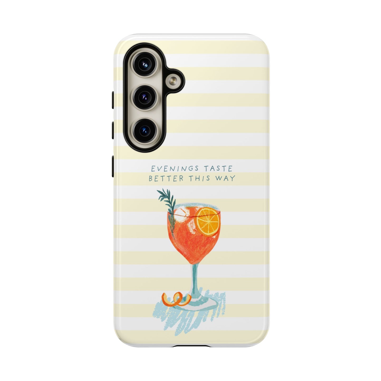 Phone Case — 'Evenings Taste Better This Way' Cocktail Design