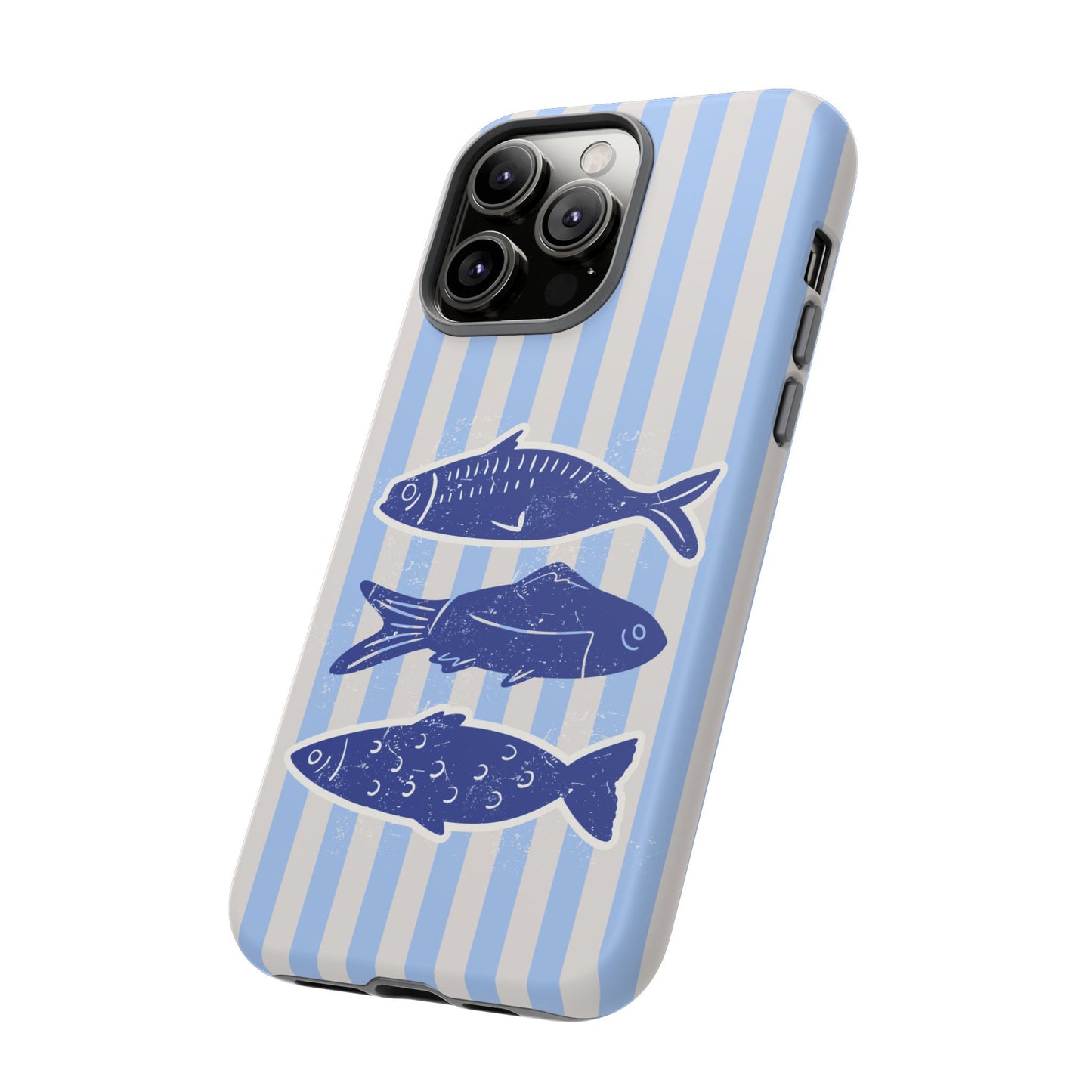 Nautical Blue Fish Phone Case