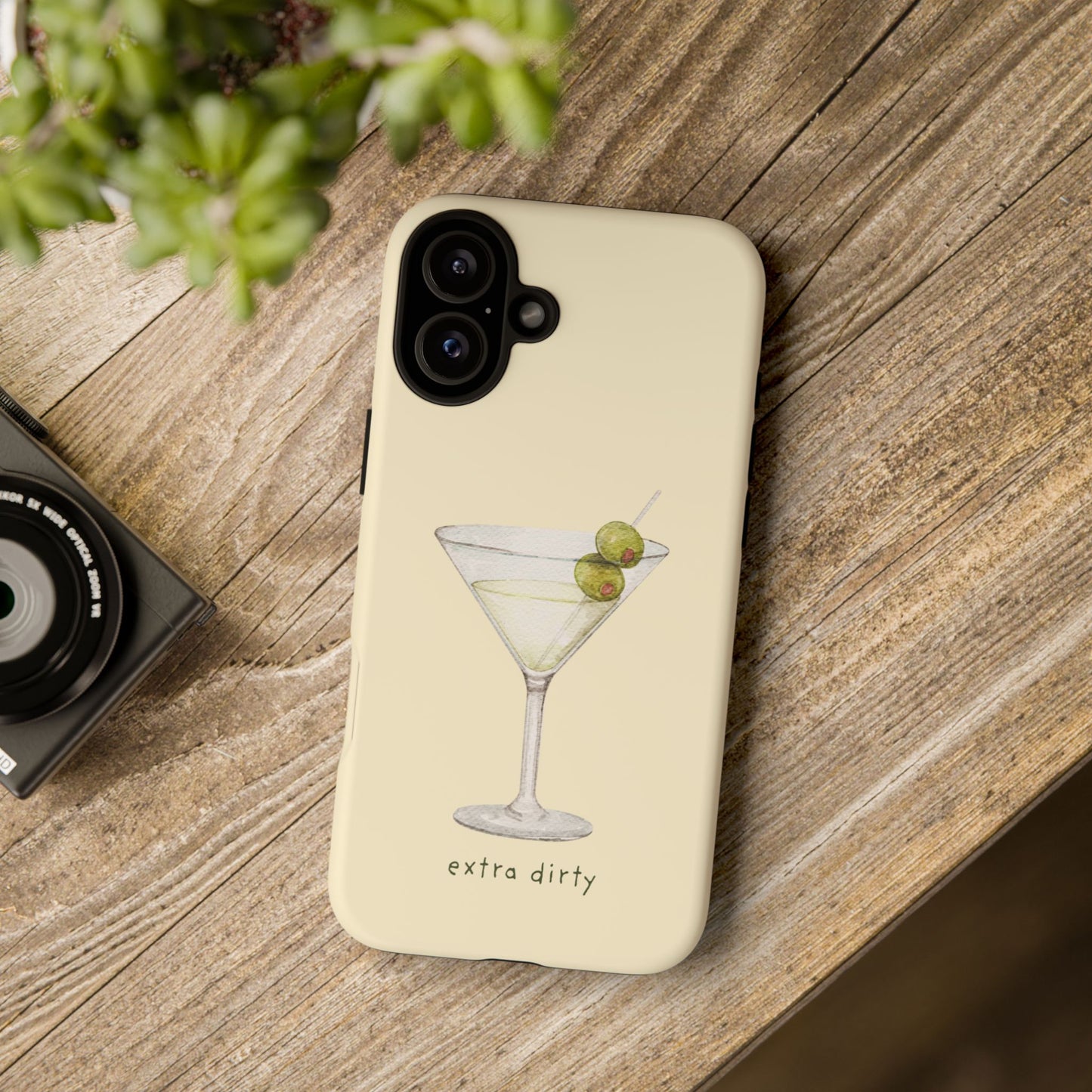 Phone Case — 'Extra Dirty' Martini Graphic