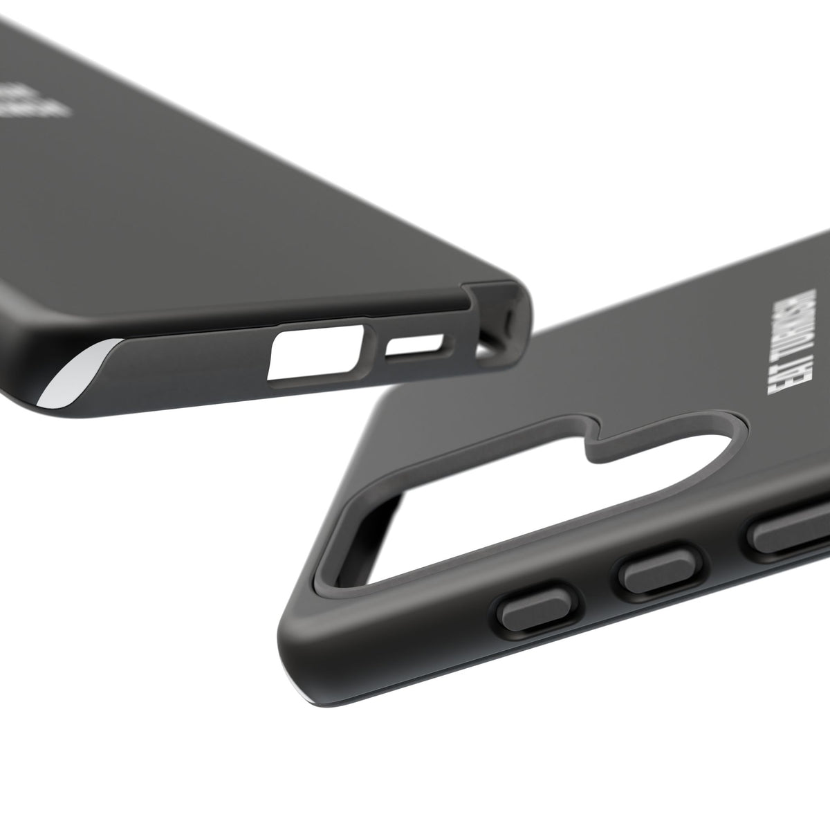Tough Case – "Eat Turkish Kiss French" Black Protective Phone Case