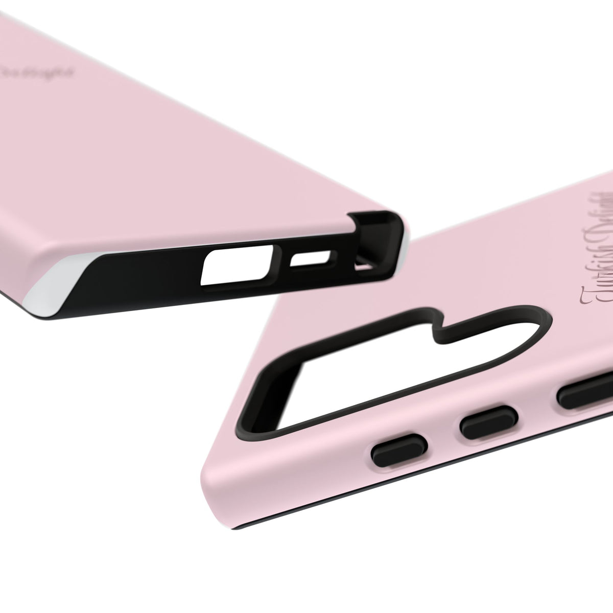 Pink Tough Phone Case — "Turkish Delight" Script Protective Cover