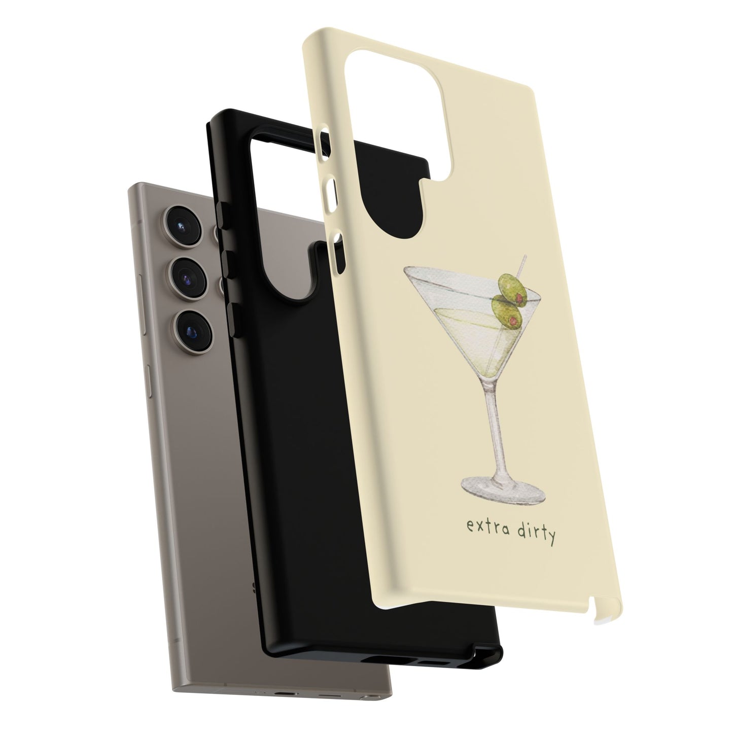 Phone Case — 'Extra Dirty' Martini Graphic