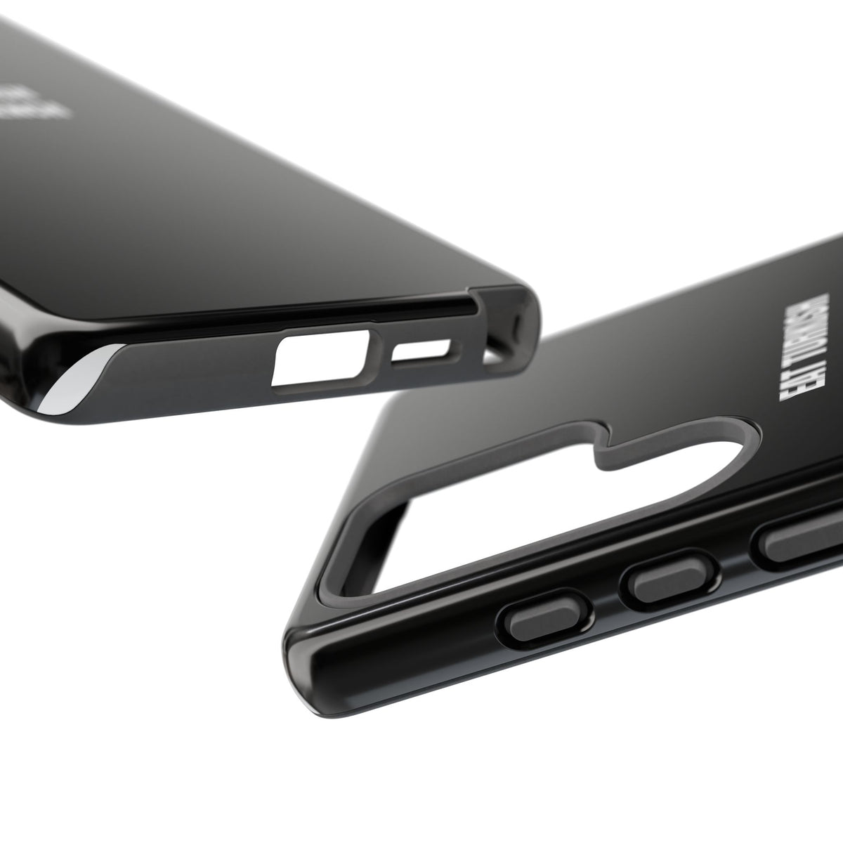 Tough Case – "Eat Turkish Kiss French" Black Protective Phone Case