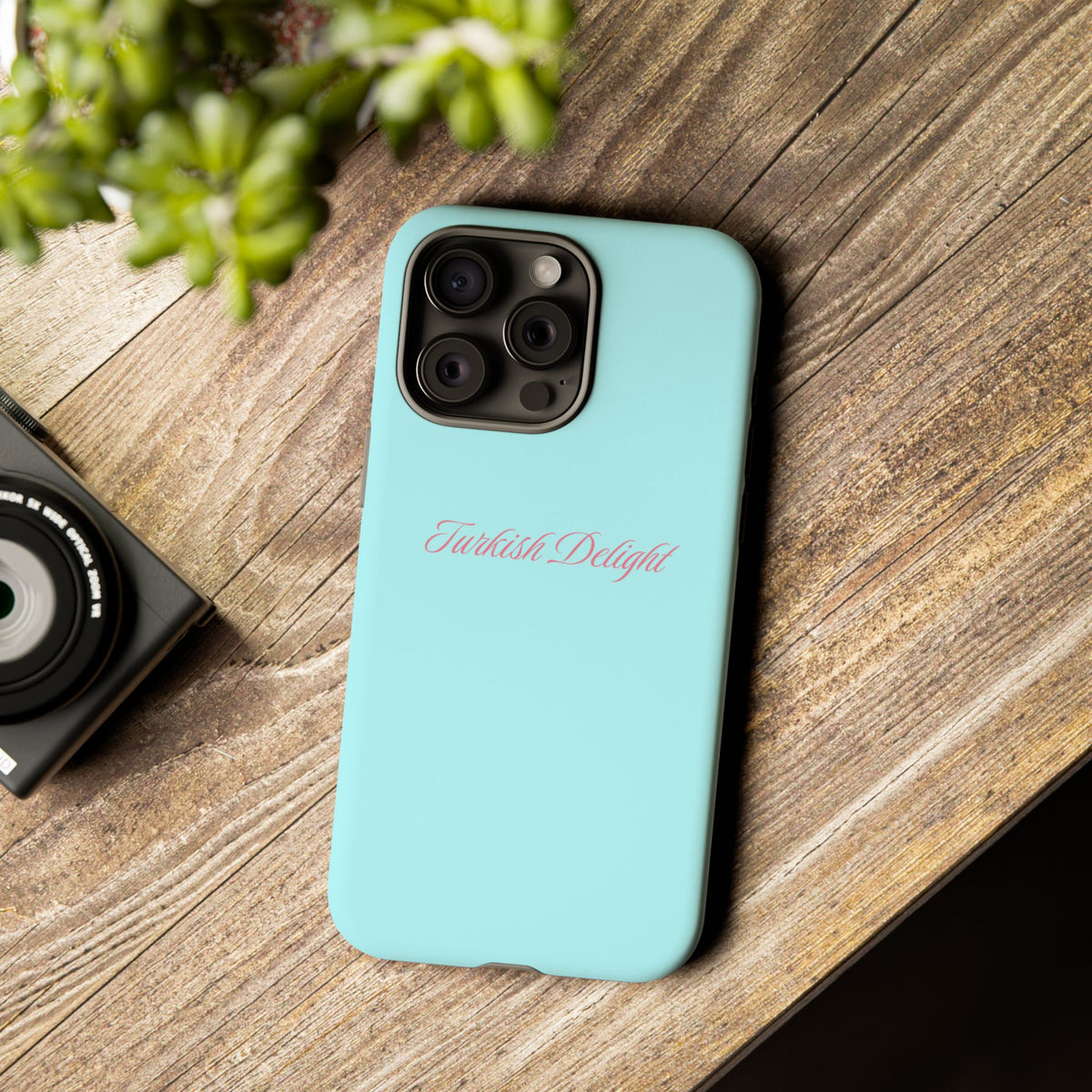 Turquoise 'Turkish Delight' Tough Phone Case — Slim Protective iPhone Case