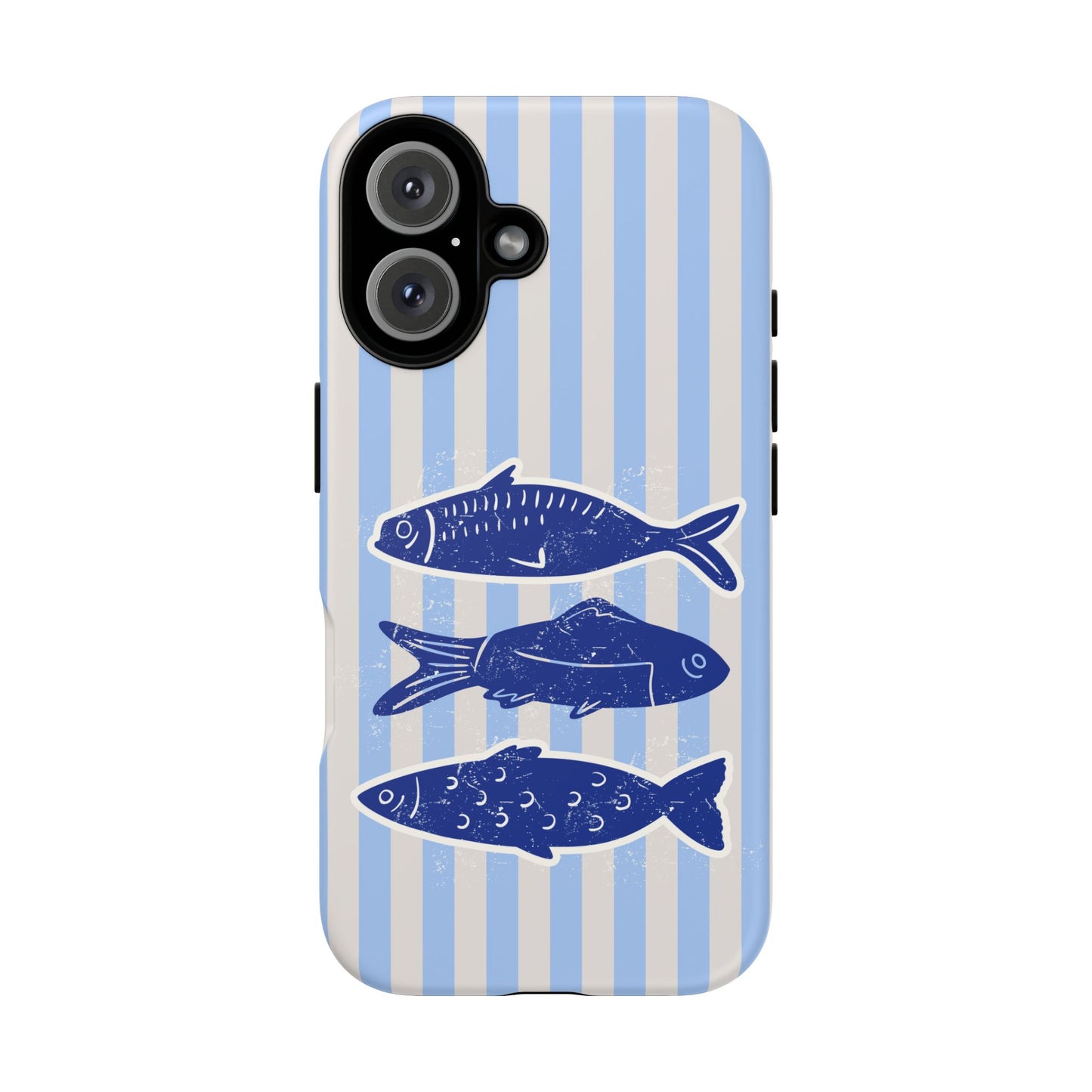 Nautical Blue Fish Phone Case