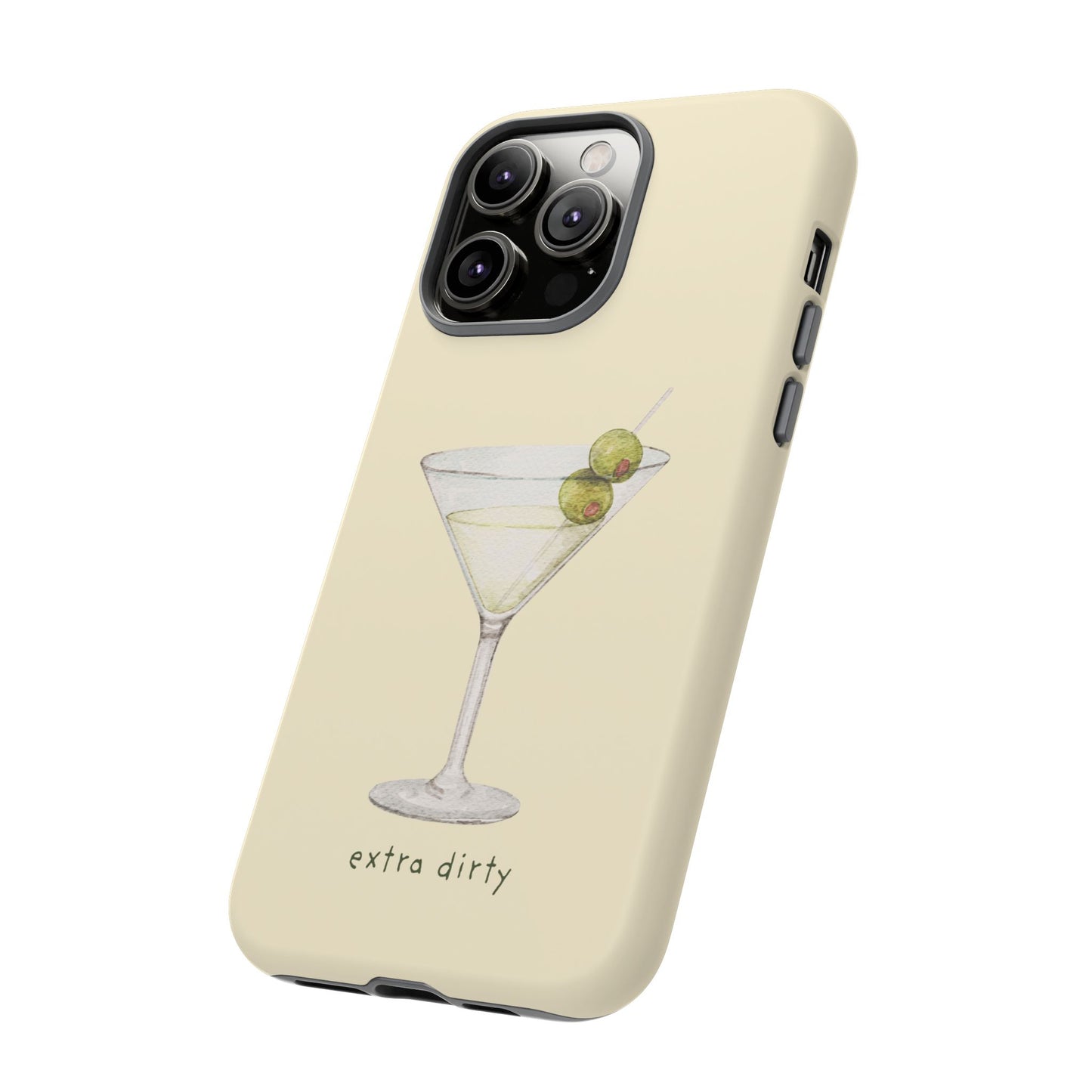 Phone Case — 'Extra Dirty' Martini Graphic