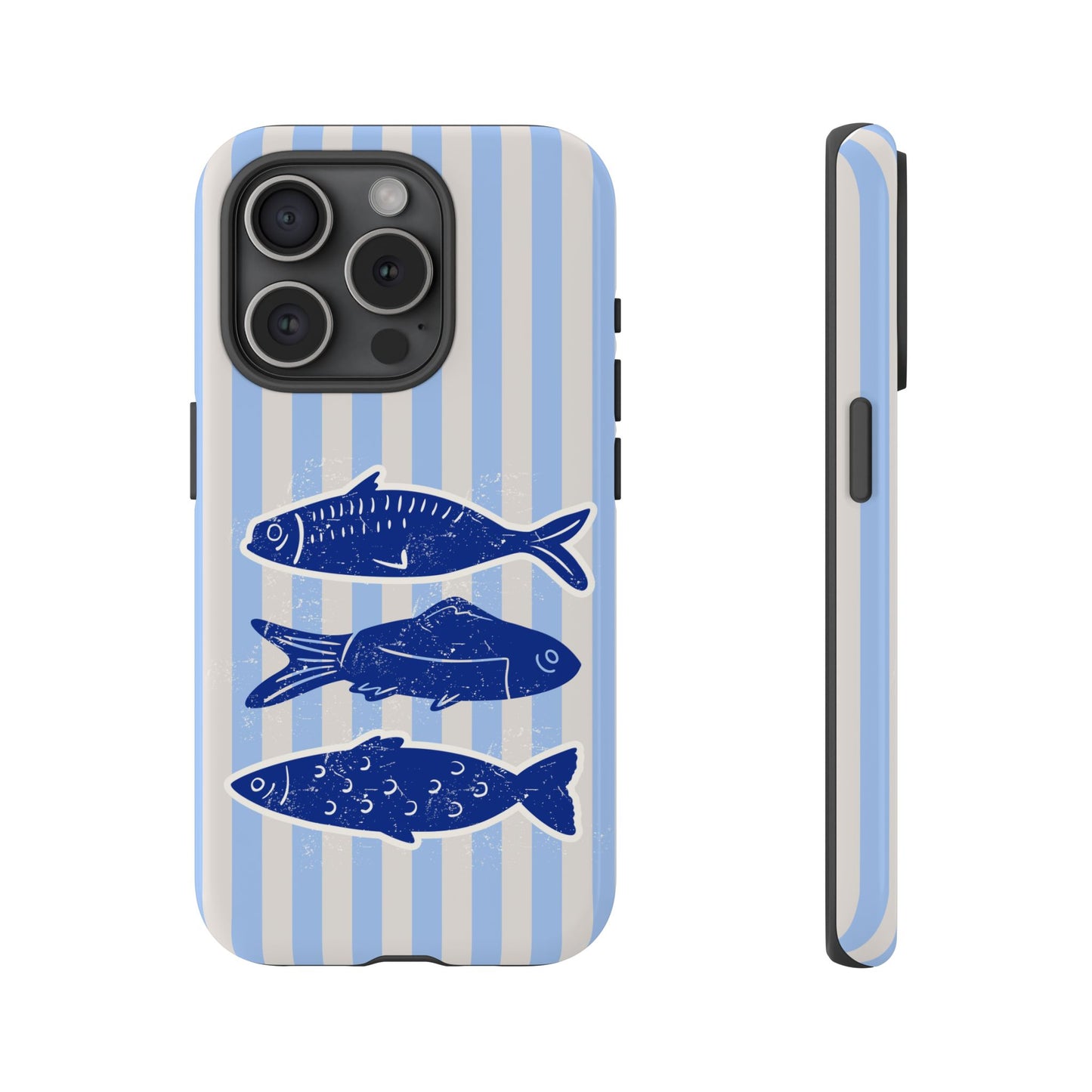 Nautical Blue Fish Phone Case