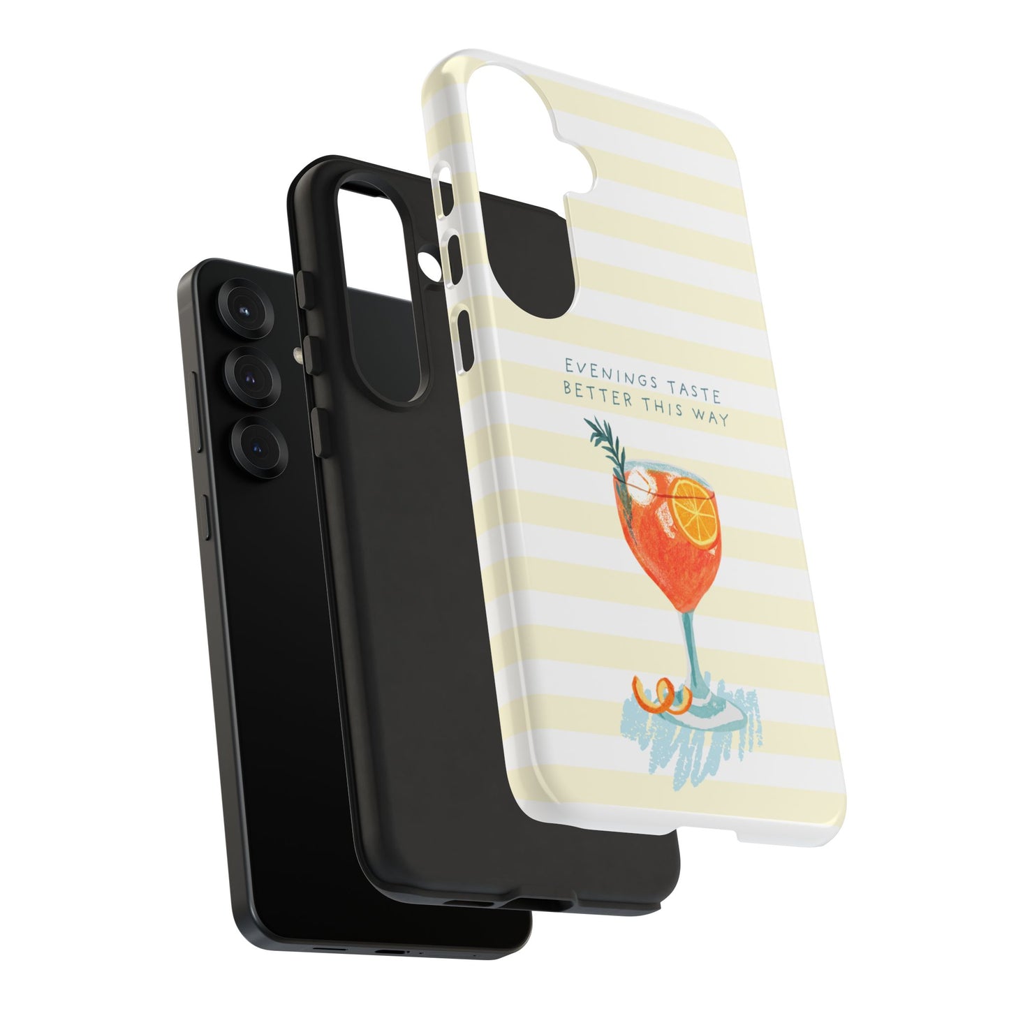 Phone Case — 'Evenings Taste Better This Way' Cocktail Design