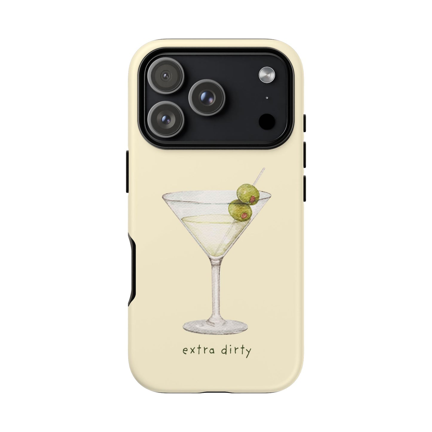 Phone Case — 'Extra Dirty' Martini Graphic