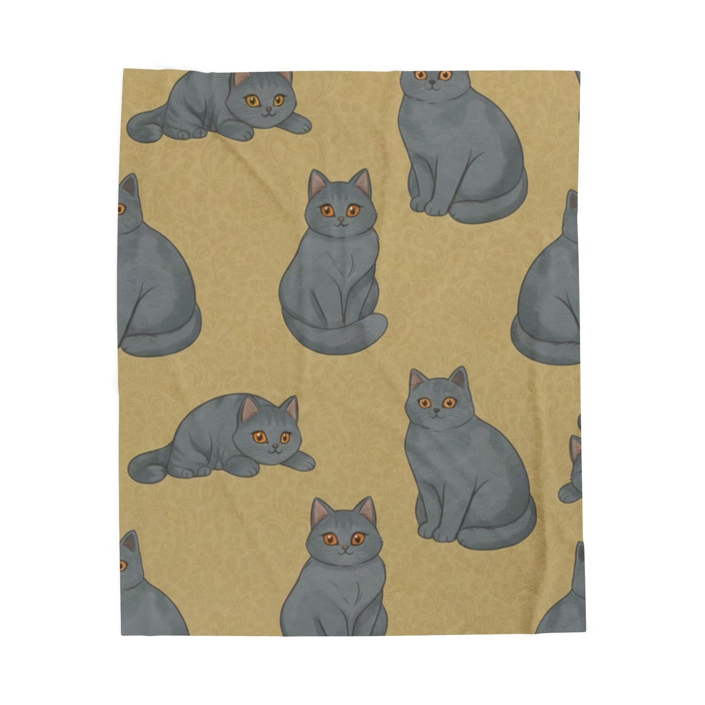 Plush Blanket — Minimal Leopard Spot Velveteen Throw