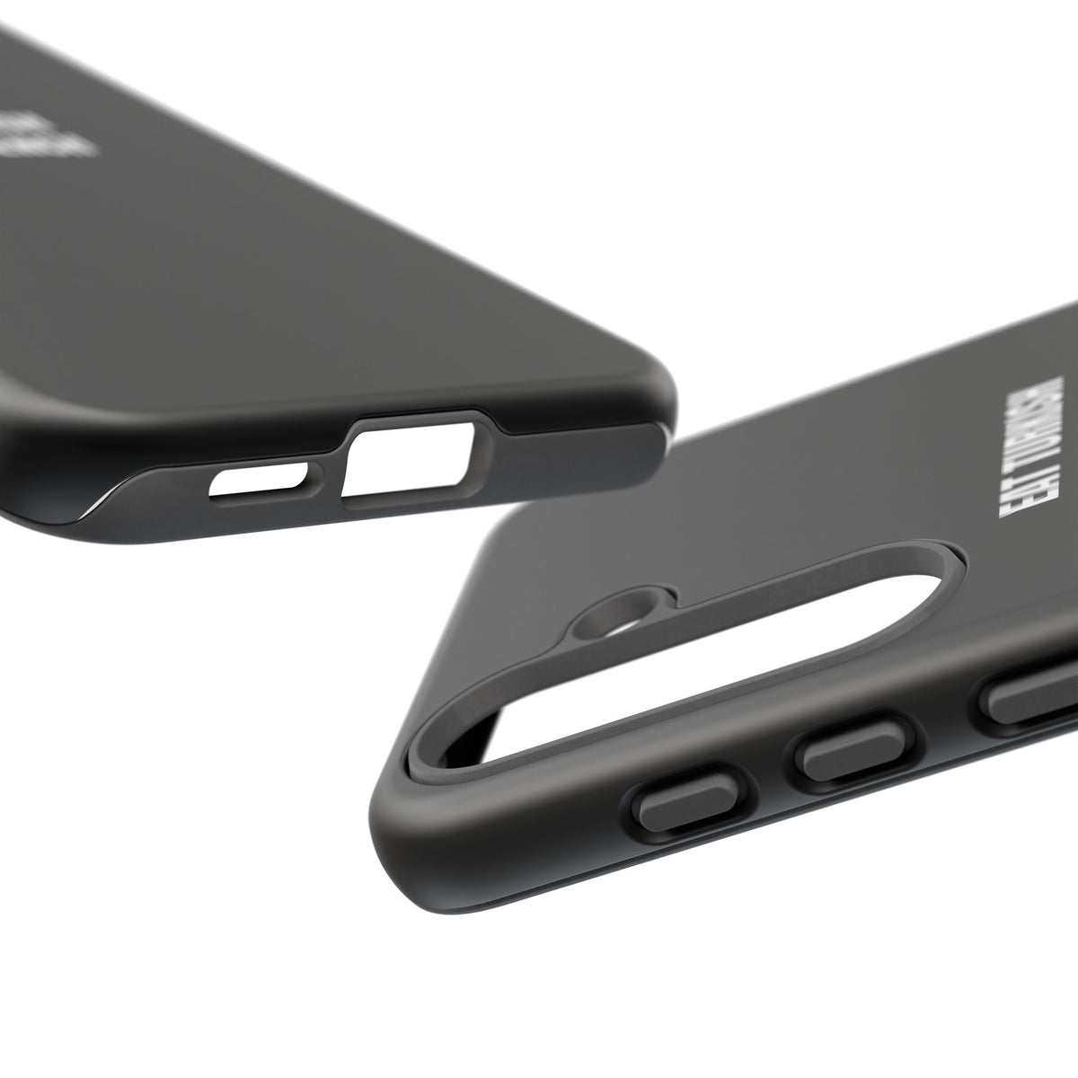 Tough Case – "Eat Turkish Kiss French" Black Protective Phone Case