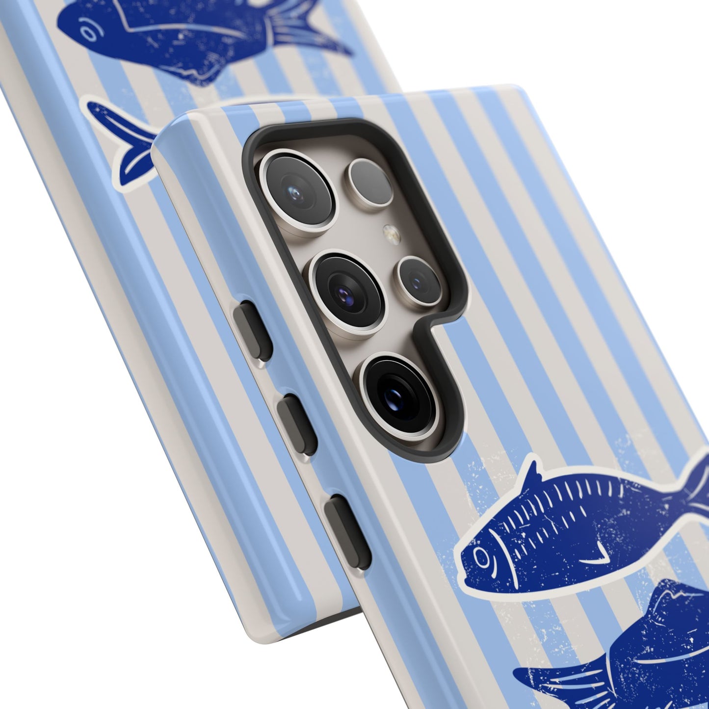Nautical Blue Fish Phone Case