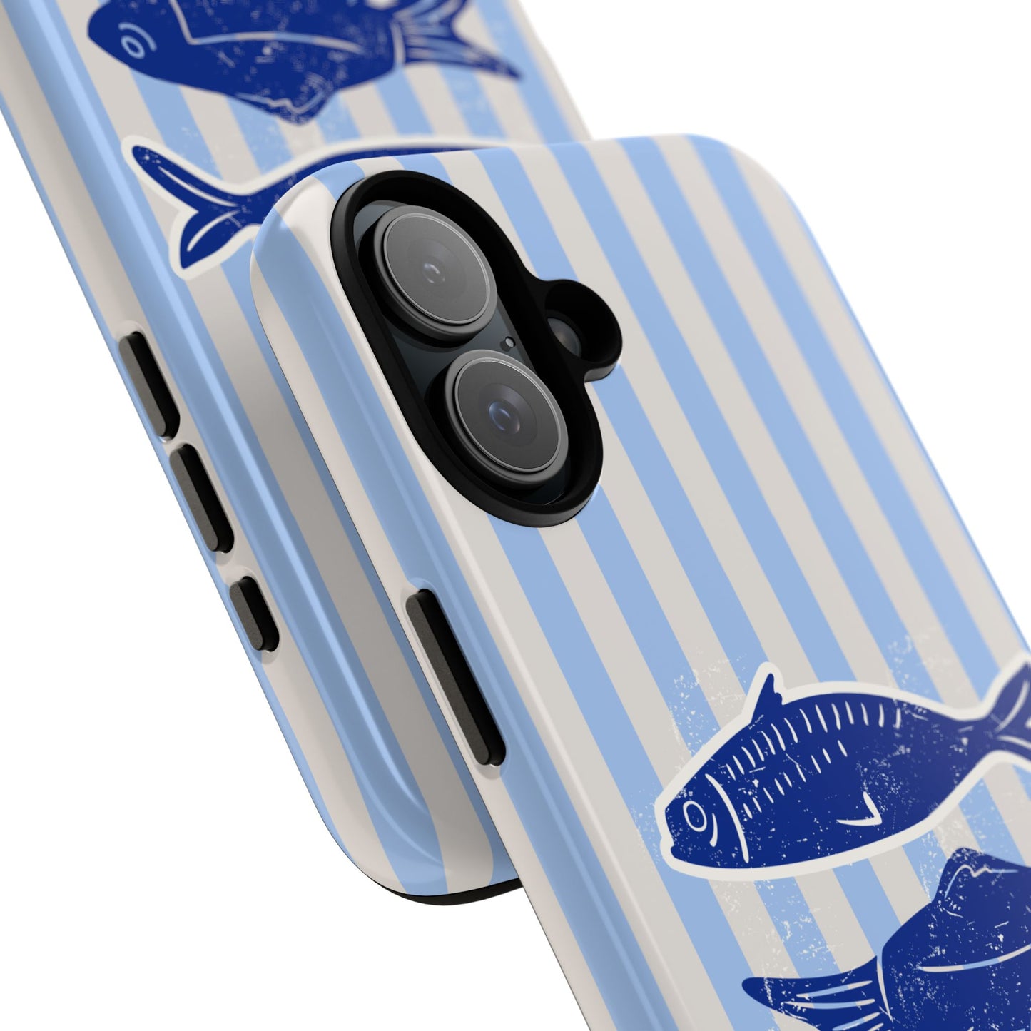 Nautical Blue Fish Phone Case