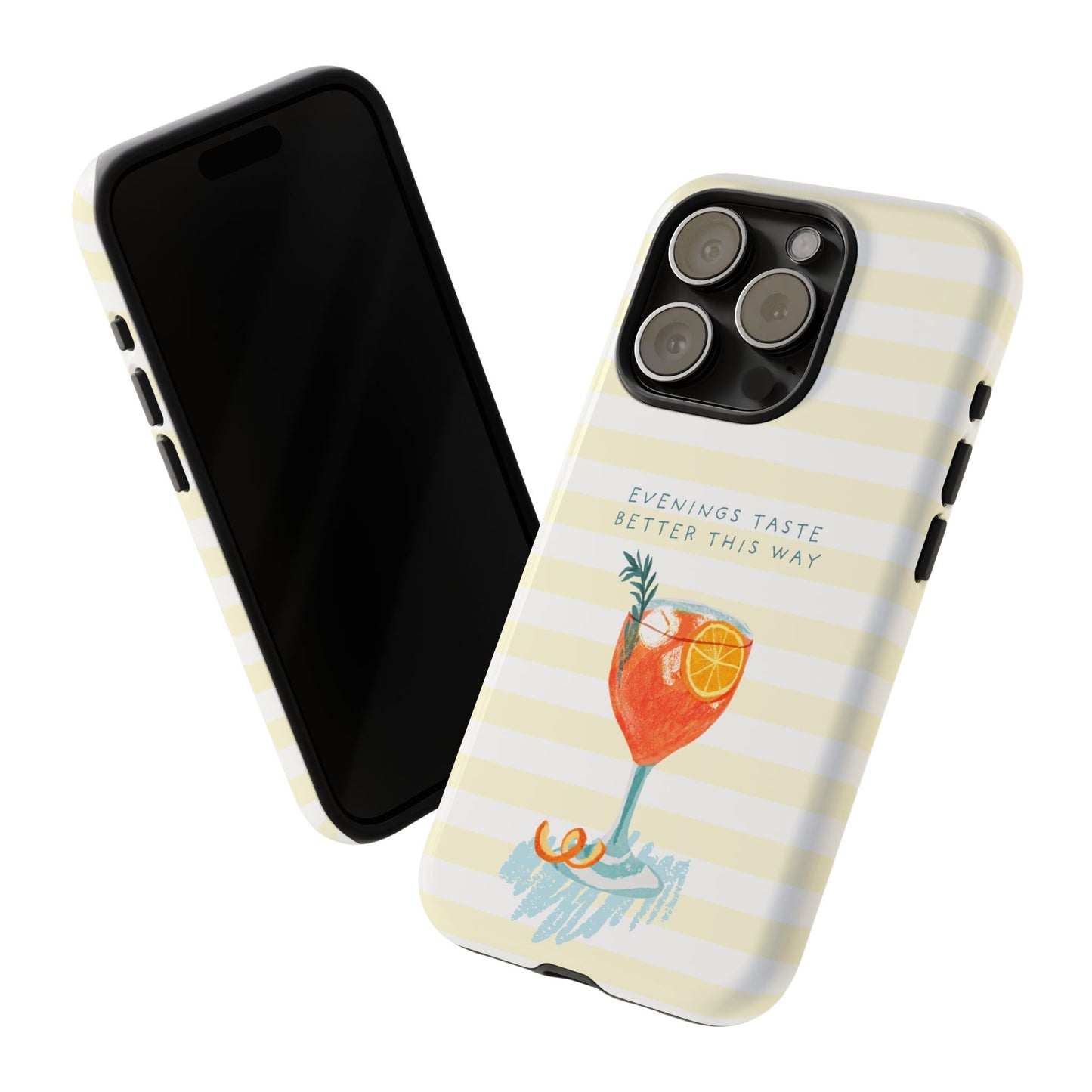 Phone Case — 'Evenings Taste Better This Way' Cocktail Design