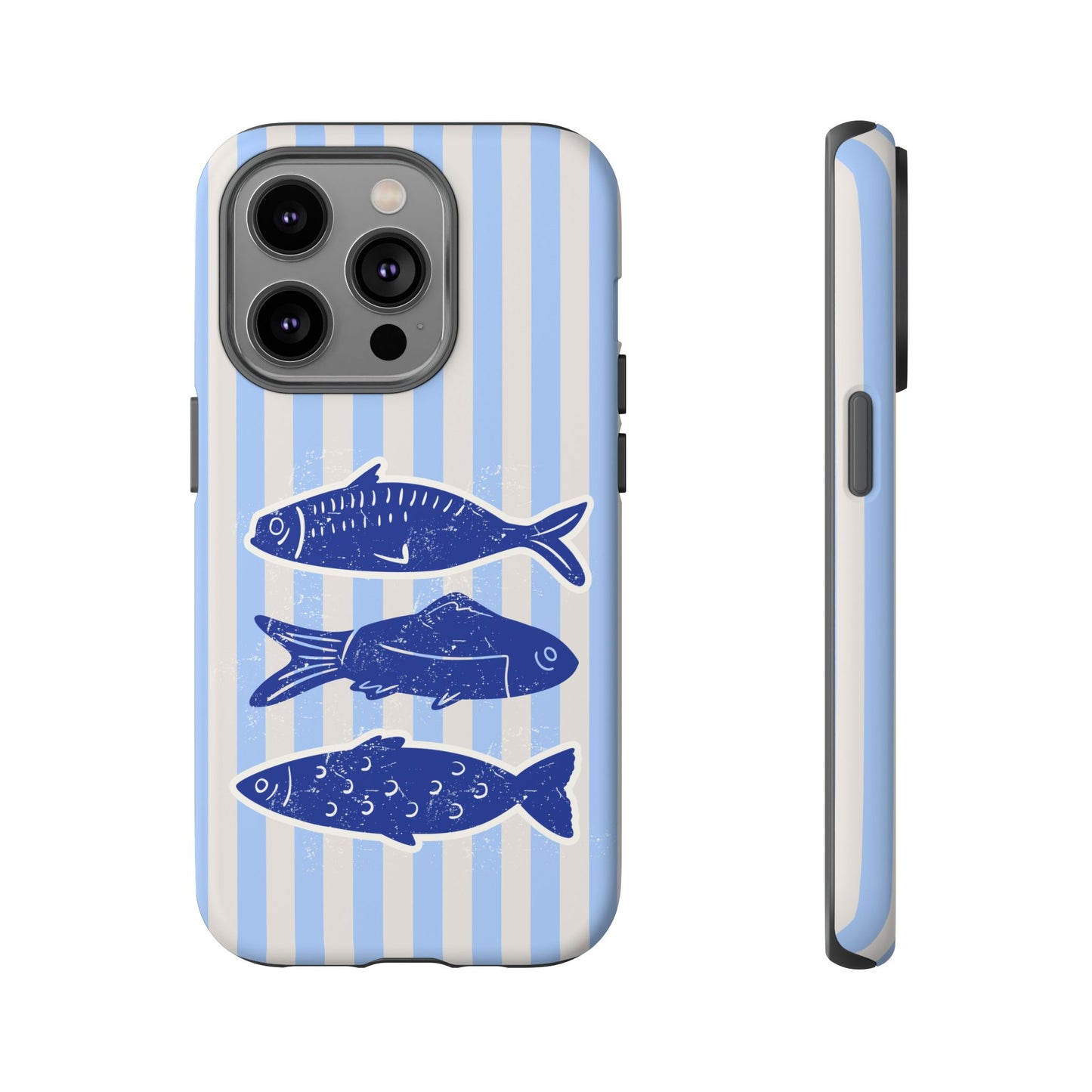 Nautical Blue Fish Phone Case