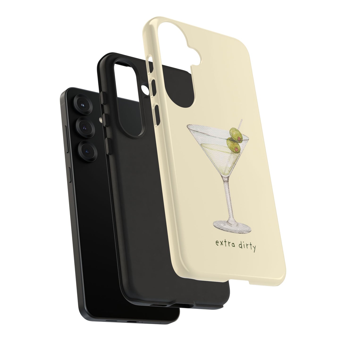 Phone Case — 'Extra Dirty' Martini Graphic