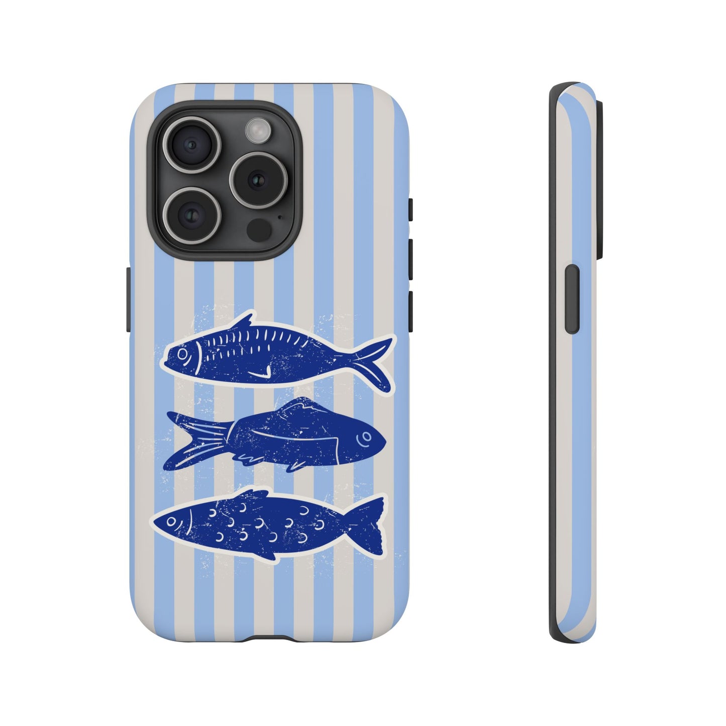Nautical Blue Fish Phone Case