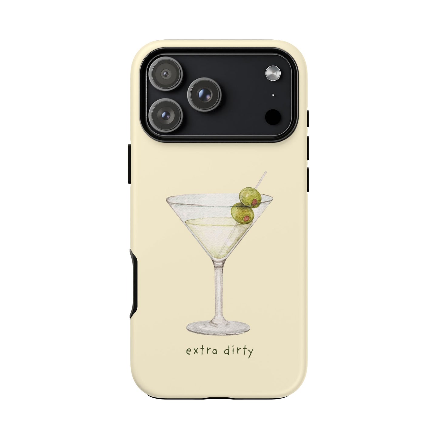 Phone Case — 'Extra Dirty' Martini Graphic