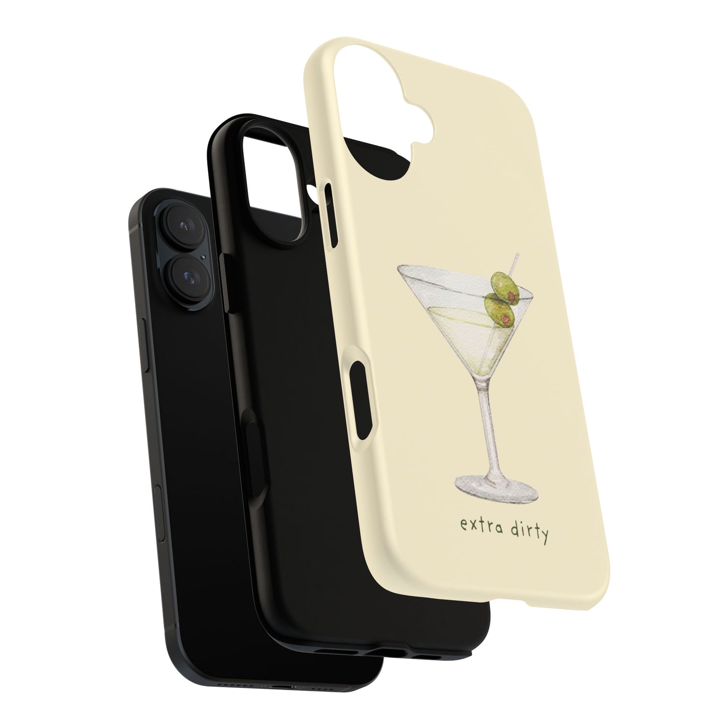 Phone Case — 'Extra Dirty' Martini Graphic
