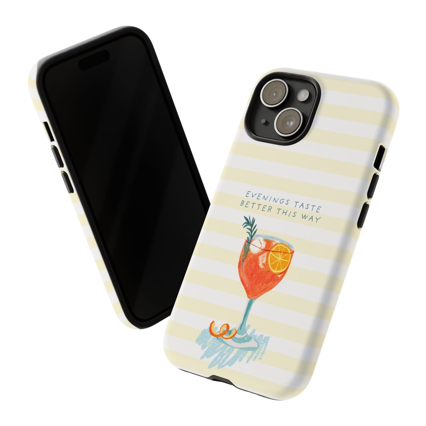 Phone Case — 'Evenings Taste Better This Way' Cocktail Design