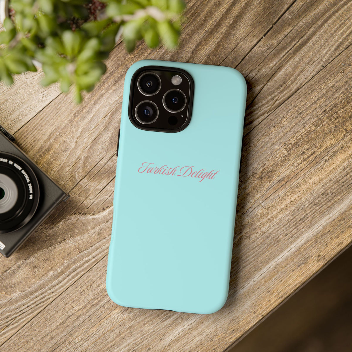 Turquoise 'Turkish Delight' Tough Phone Case — Slim Protective iPhone Case