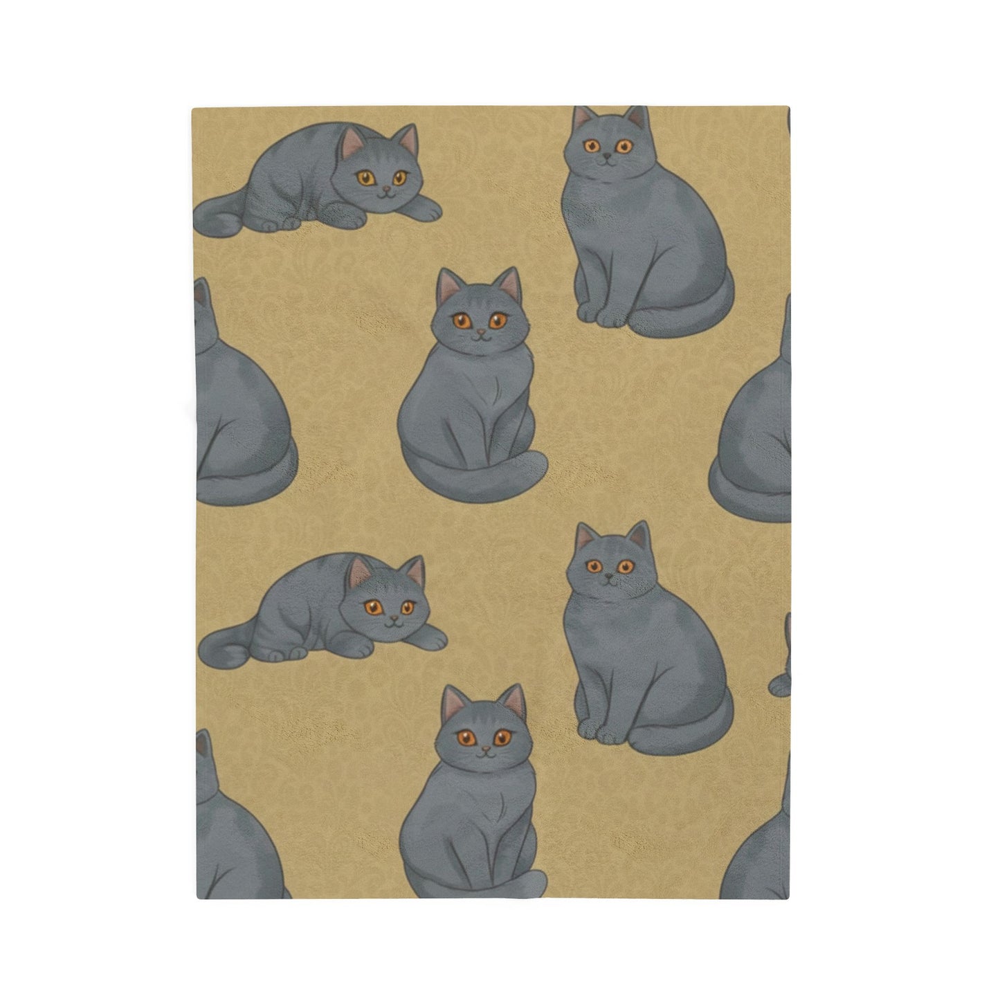 Plush Blanket — Minimal Leopard Spot Velveteen Throw