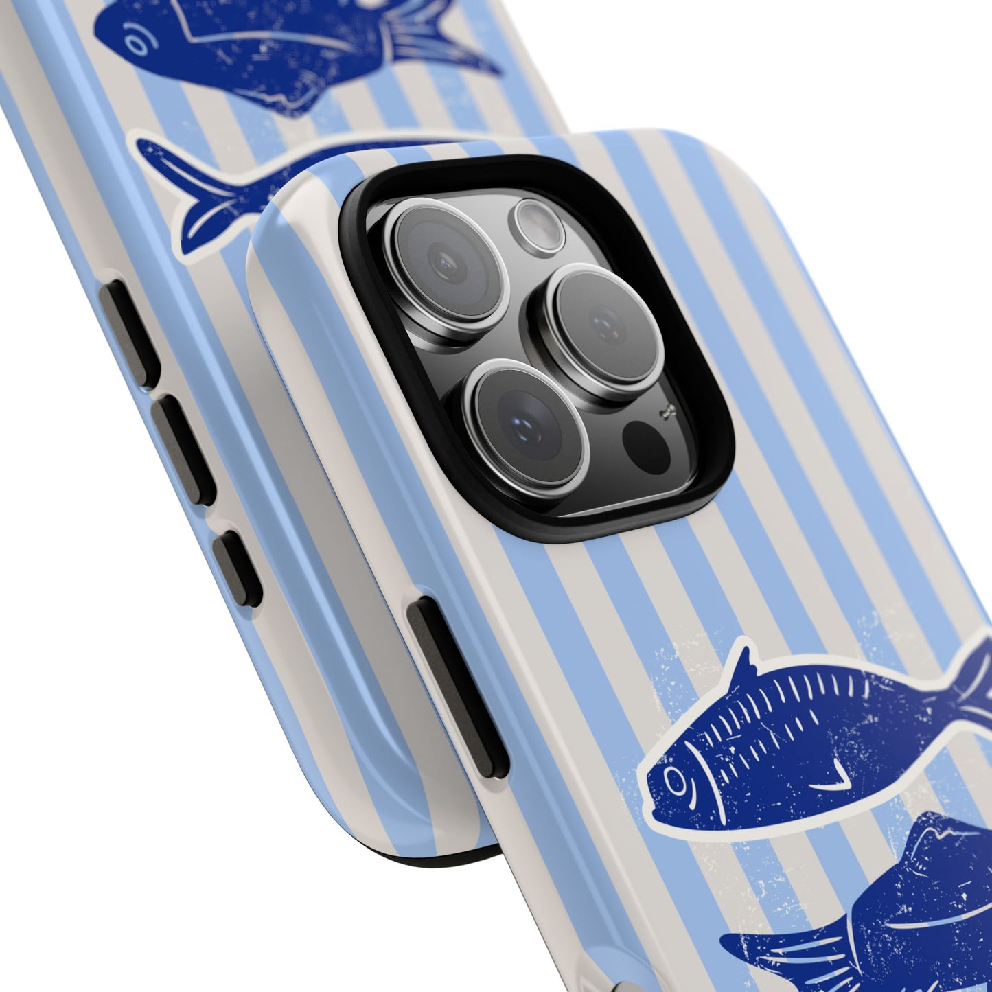Nautical Blue Fish Phone Case