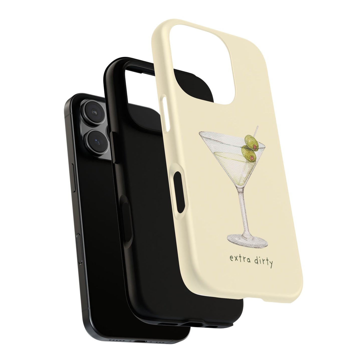 Phone Case — 'Extra Dirty' Martini Graphic