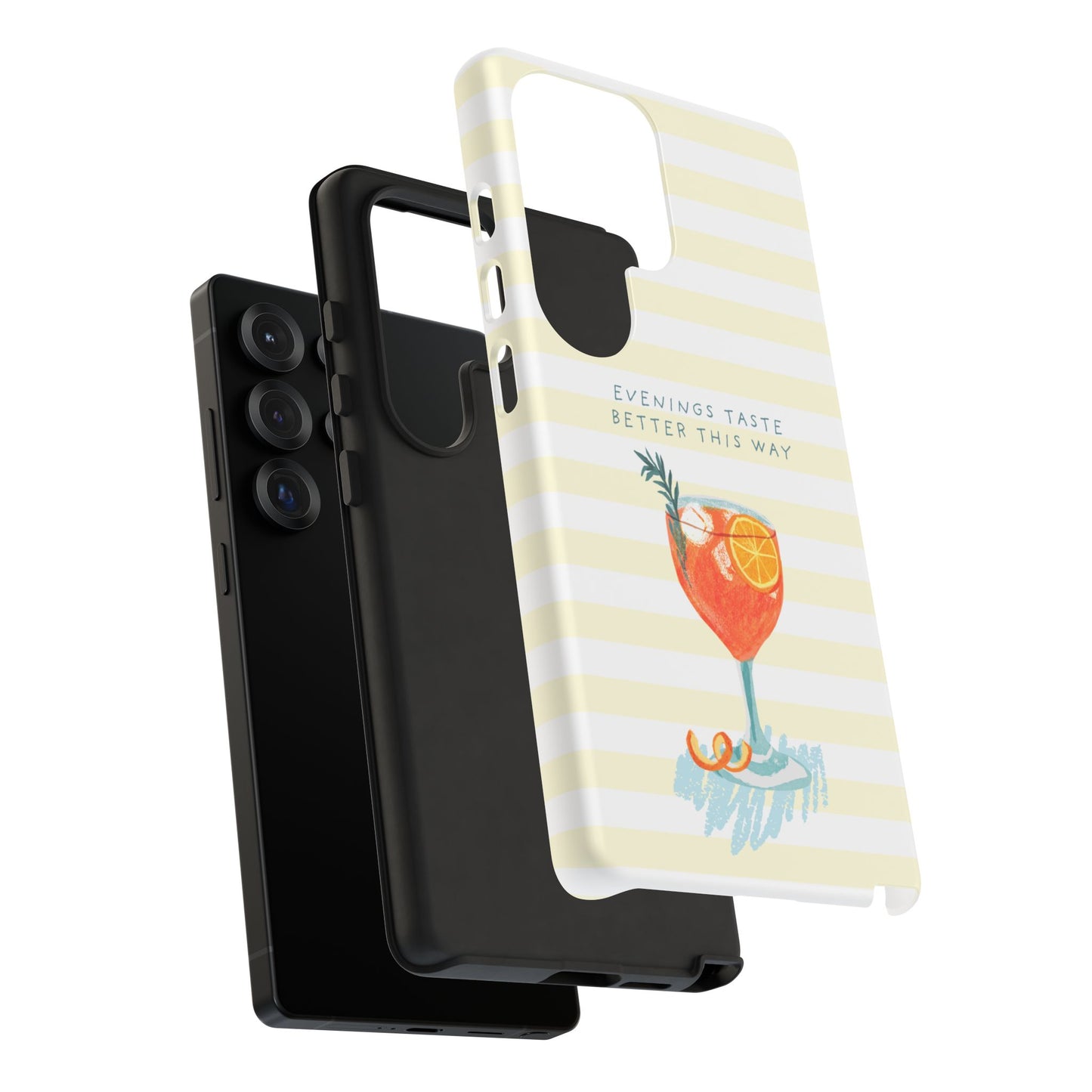 Phone Case — 'Evenings Taste Better This Way' Cocktail Design