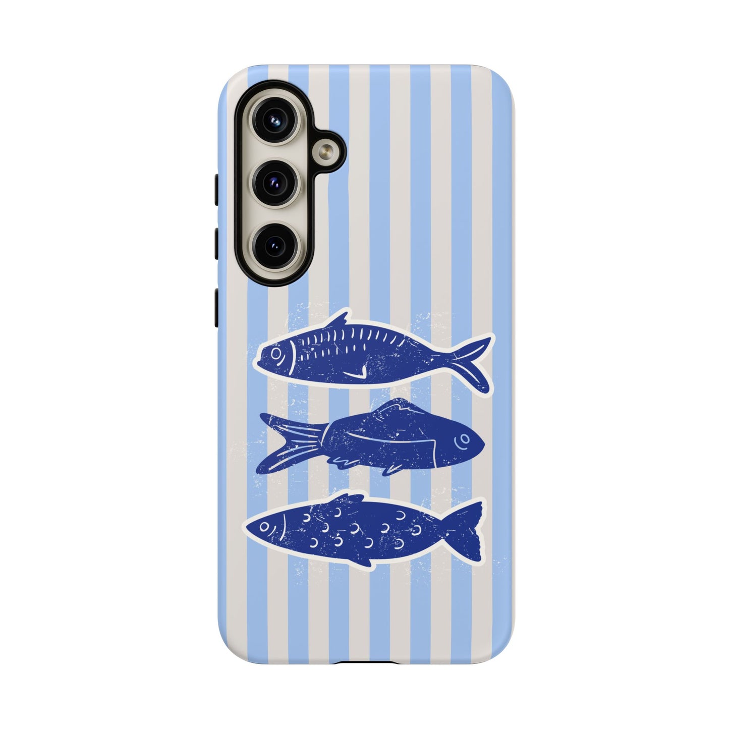 Nautical Blue Fish Phone Case