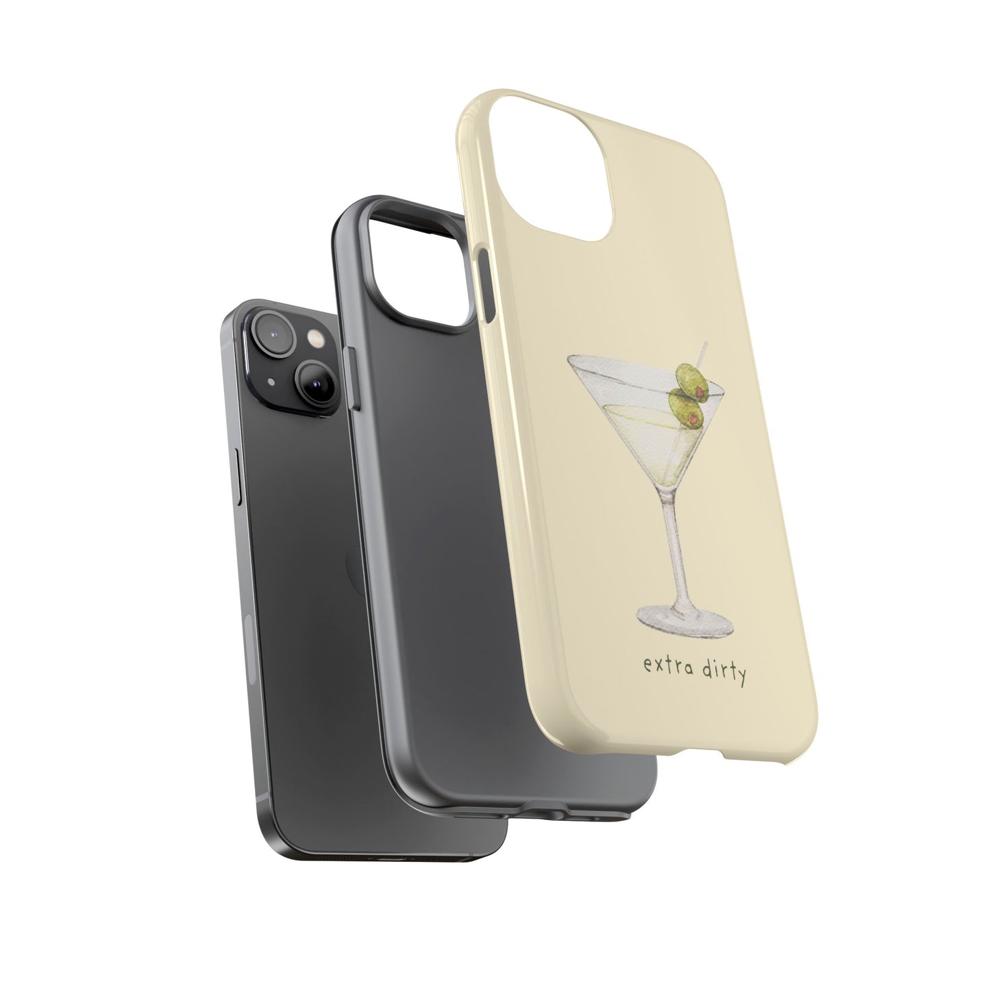 Phone Case — 'Extra Dirty' Martini Graphic