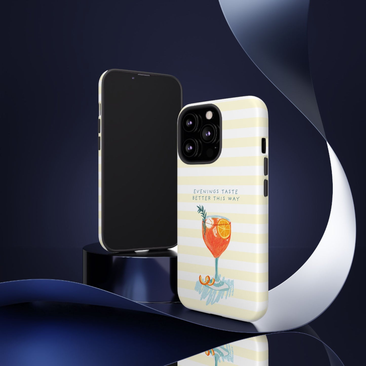 Phone Case — 'Evenings Taste Better This Way' Cocktail Design