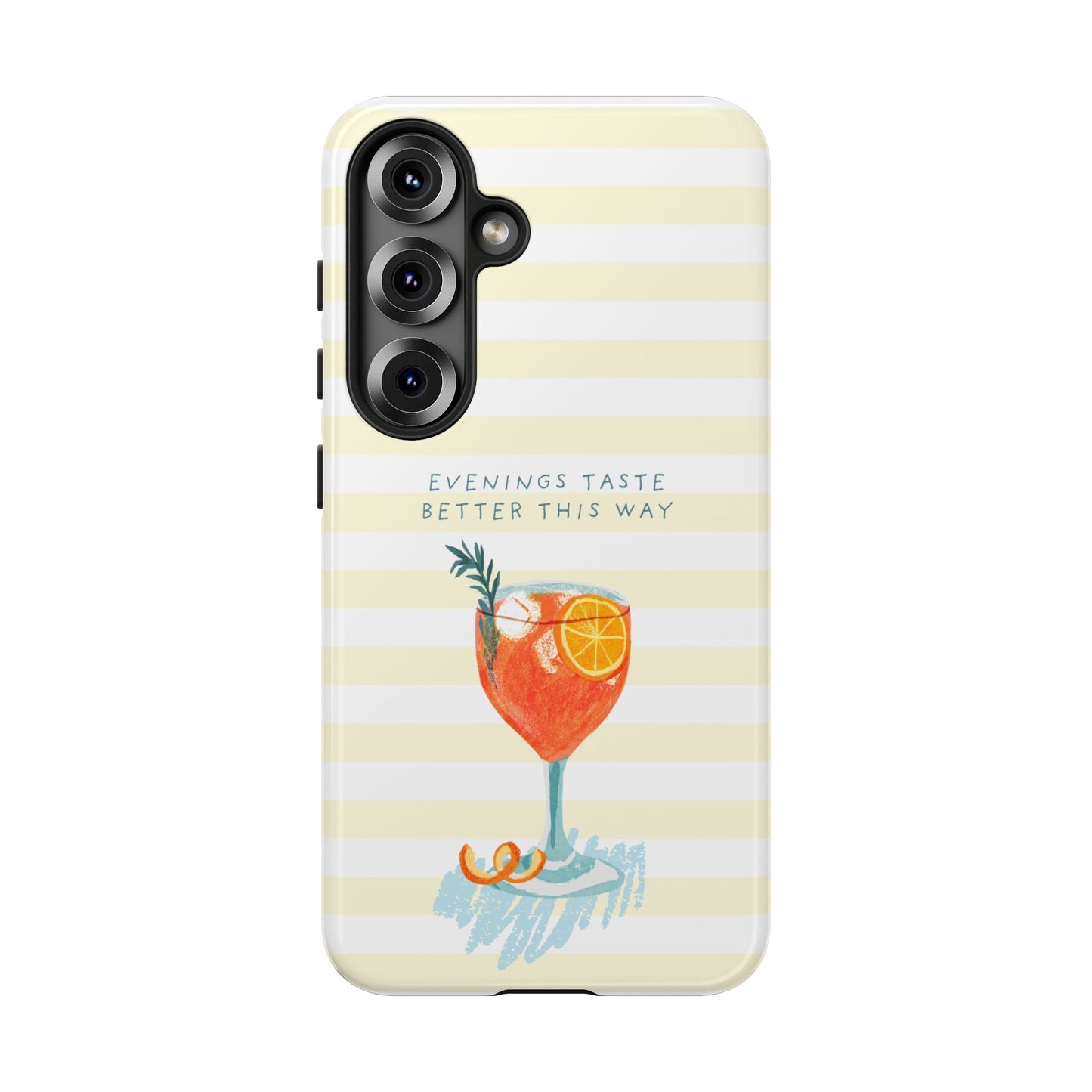 Phone Case — 'Evenings Taste Better This Way' Cocktail Design