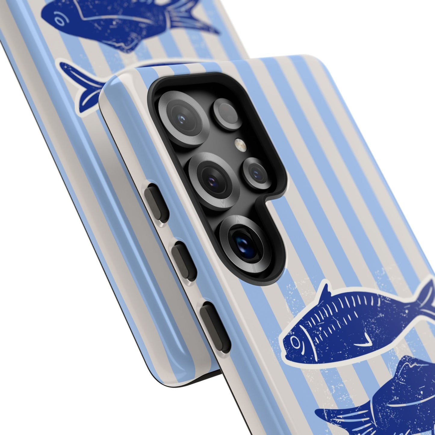 Nautical Blue Fish Phone Case