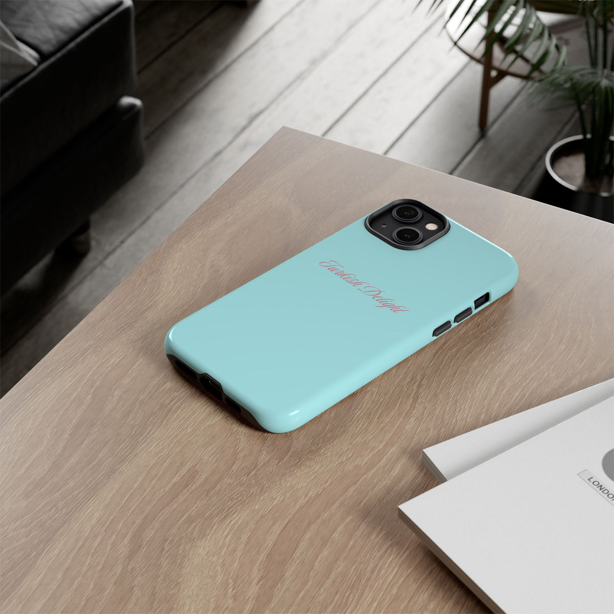 Turquoise 'Turkish Delight' Tough Phone Case — Slim Protective iPhone Case