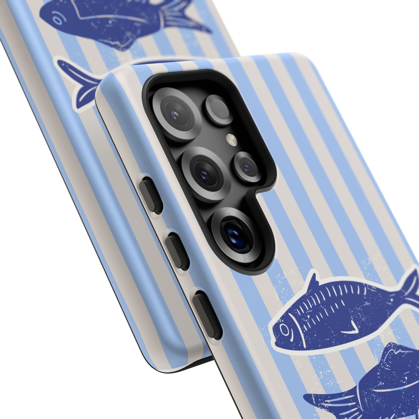 Nautical Blue Fish Phone Case