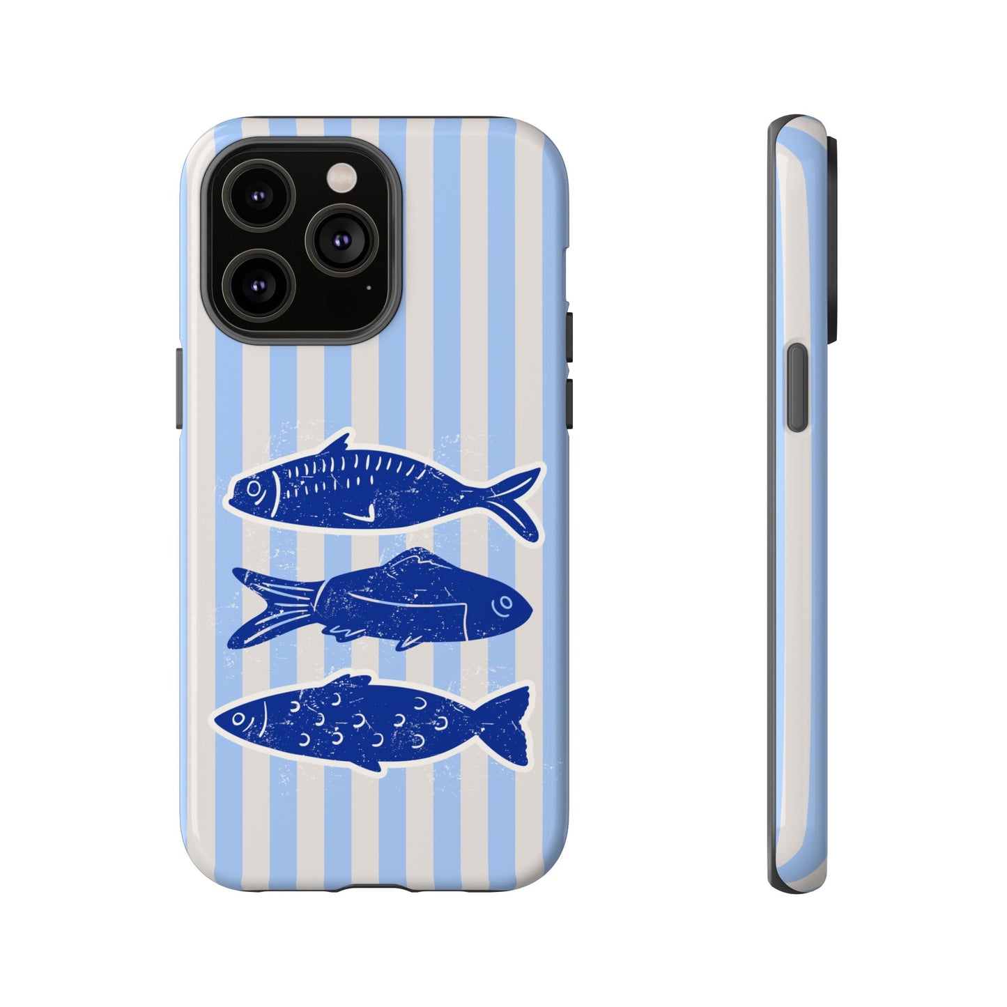 Nautical Blue Fish Phone Case