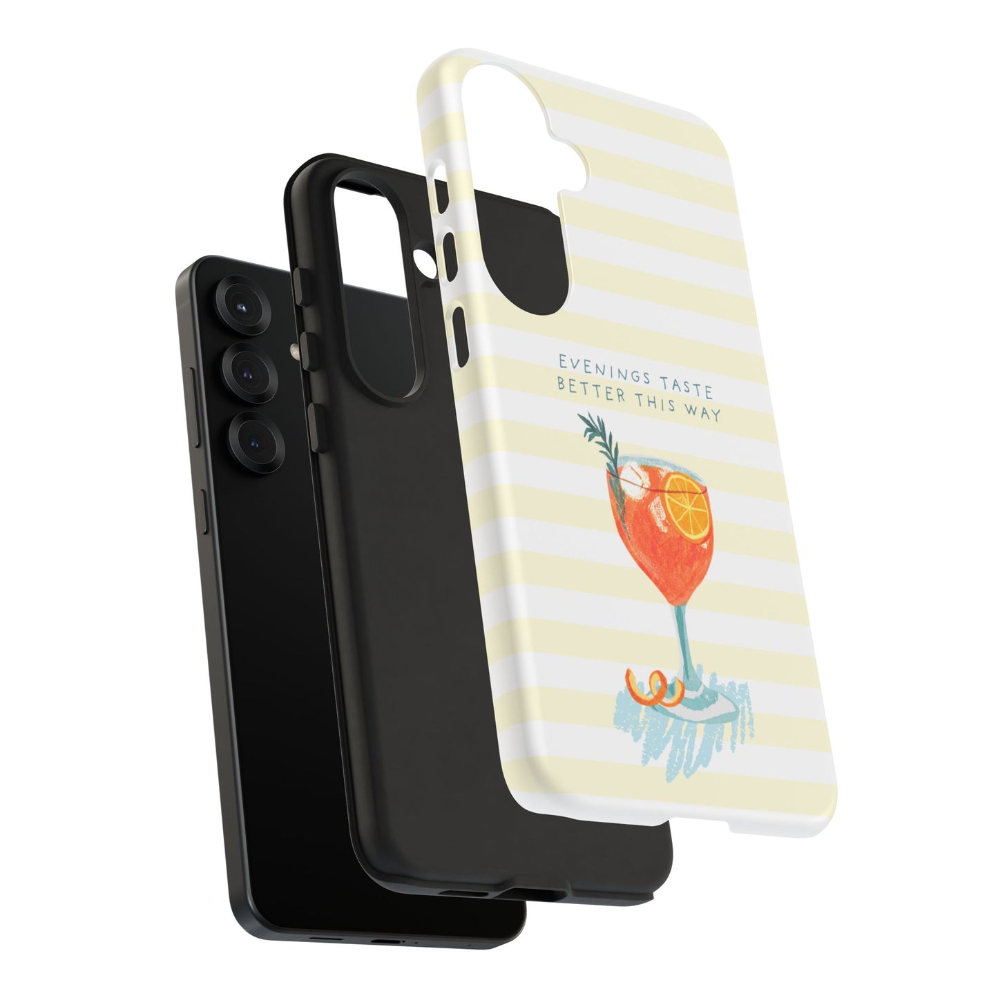 Phone Case — 'Evenings Taste Better This Way' Cocktail Design