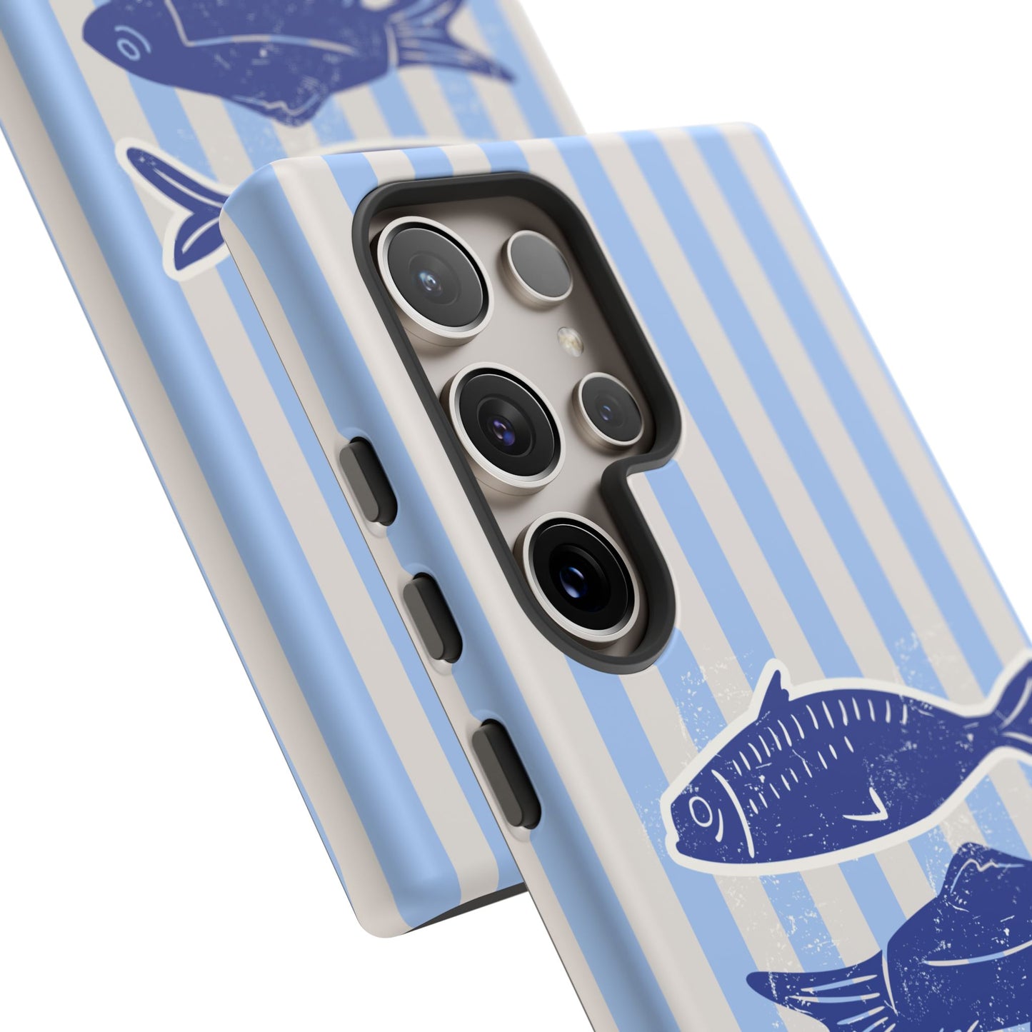 Nautical Blue Fish Phone Case