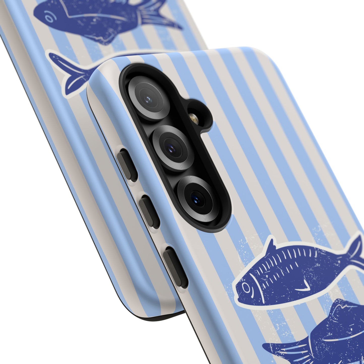 Nautical Blue Fish Phone Case