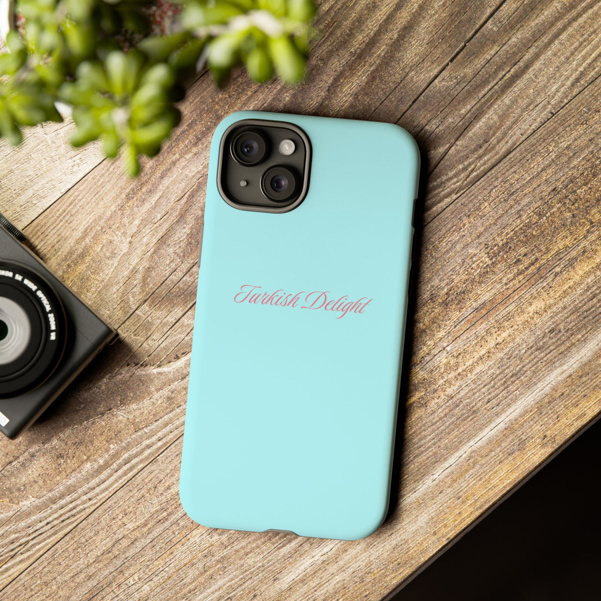 Turquoise 'Turkish Delight' Tough Phone Case — Slim Protective iPhone Case