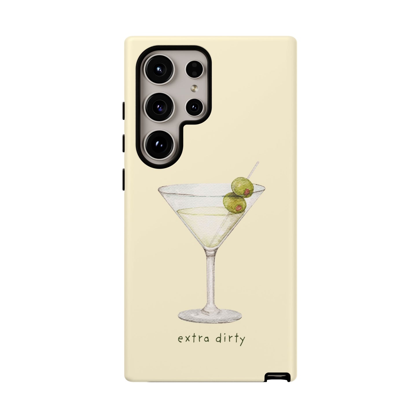 Phone Case — 'Extra Dirty' Martini Graphic