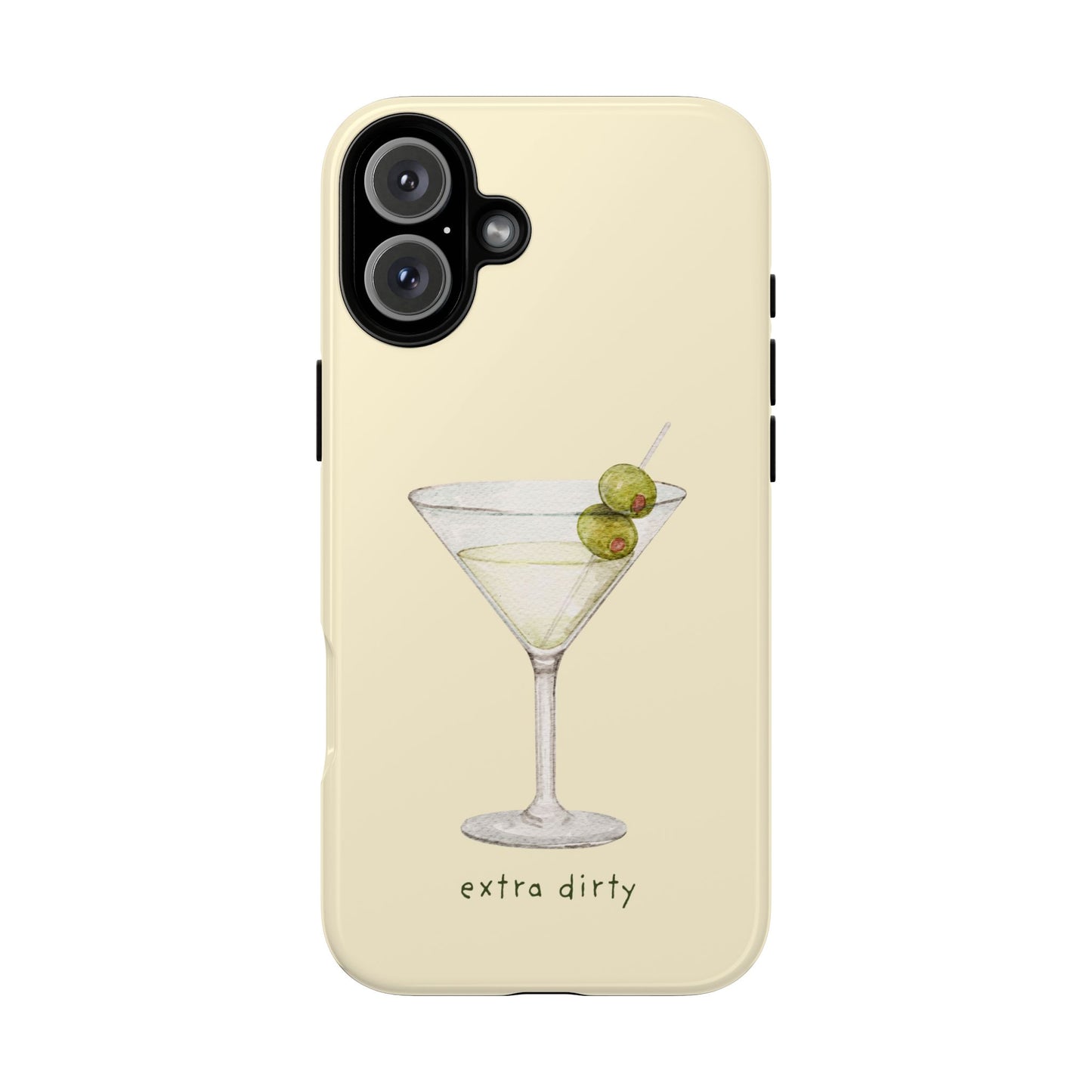 Phone Case — 'Extra Dirty' Martini Graphic