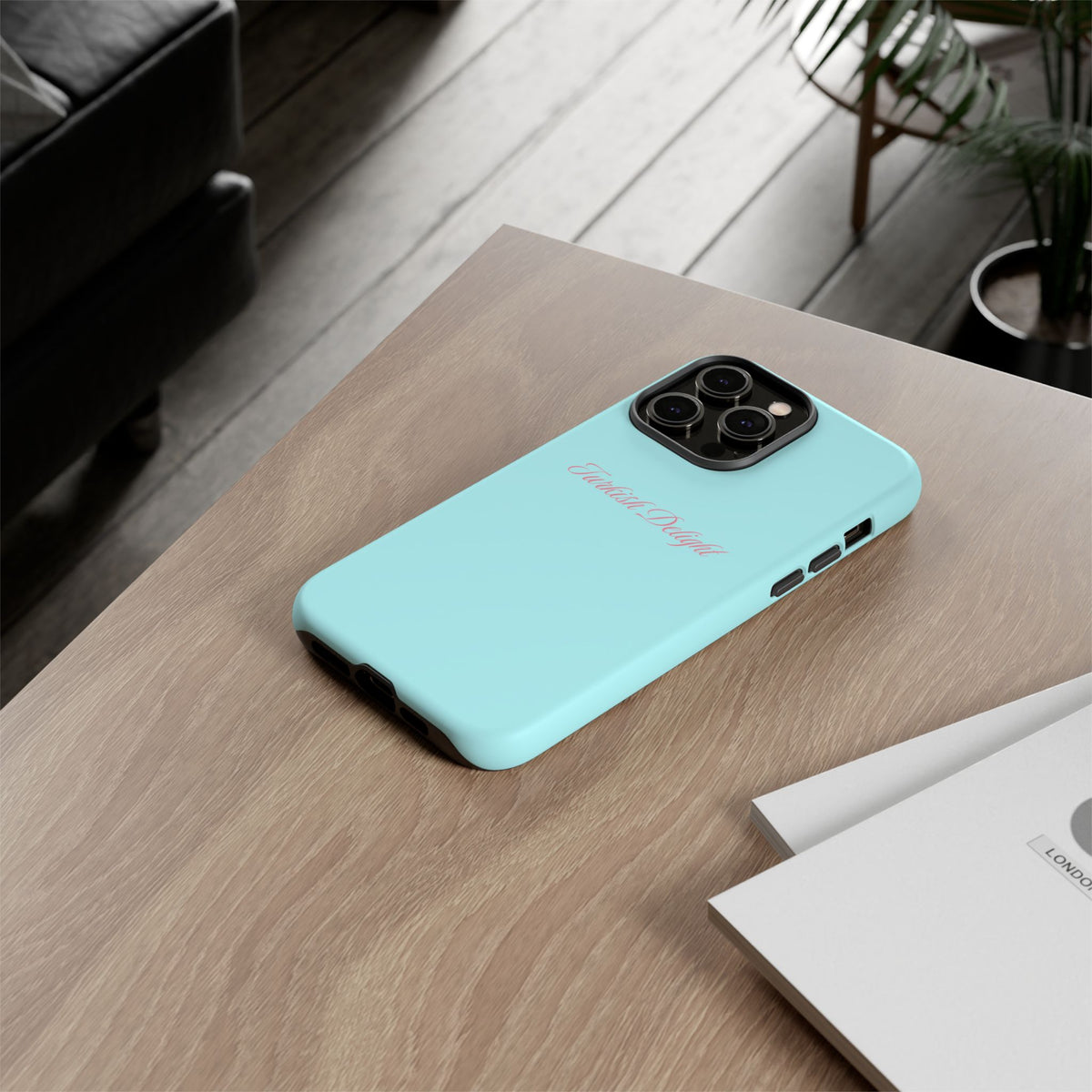 Turquoise 'Turkish Delight' Tough Phone Case — Slim Protective iPhone Case