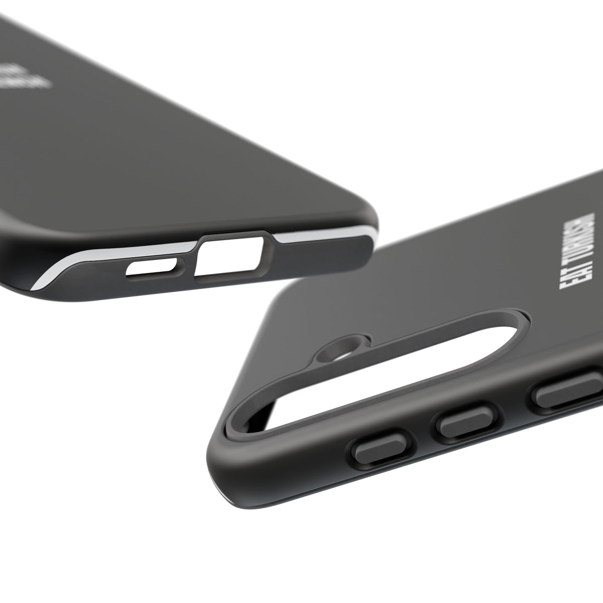 Tough Case – "Eat Turkish Kiss French" Black Protective Phone Case