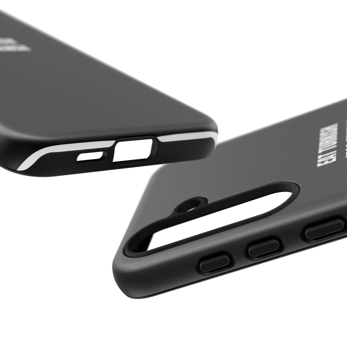 Tough Case – "Eat Turkish Kiss French" Black Protective Phone Case