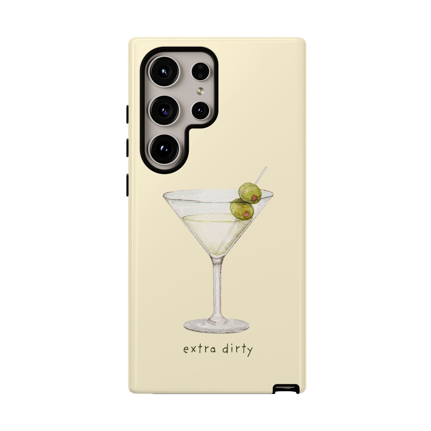 Phone Case — 'Extra Dirty' Martini Graphic