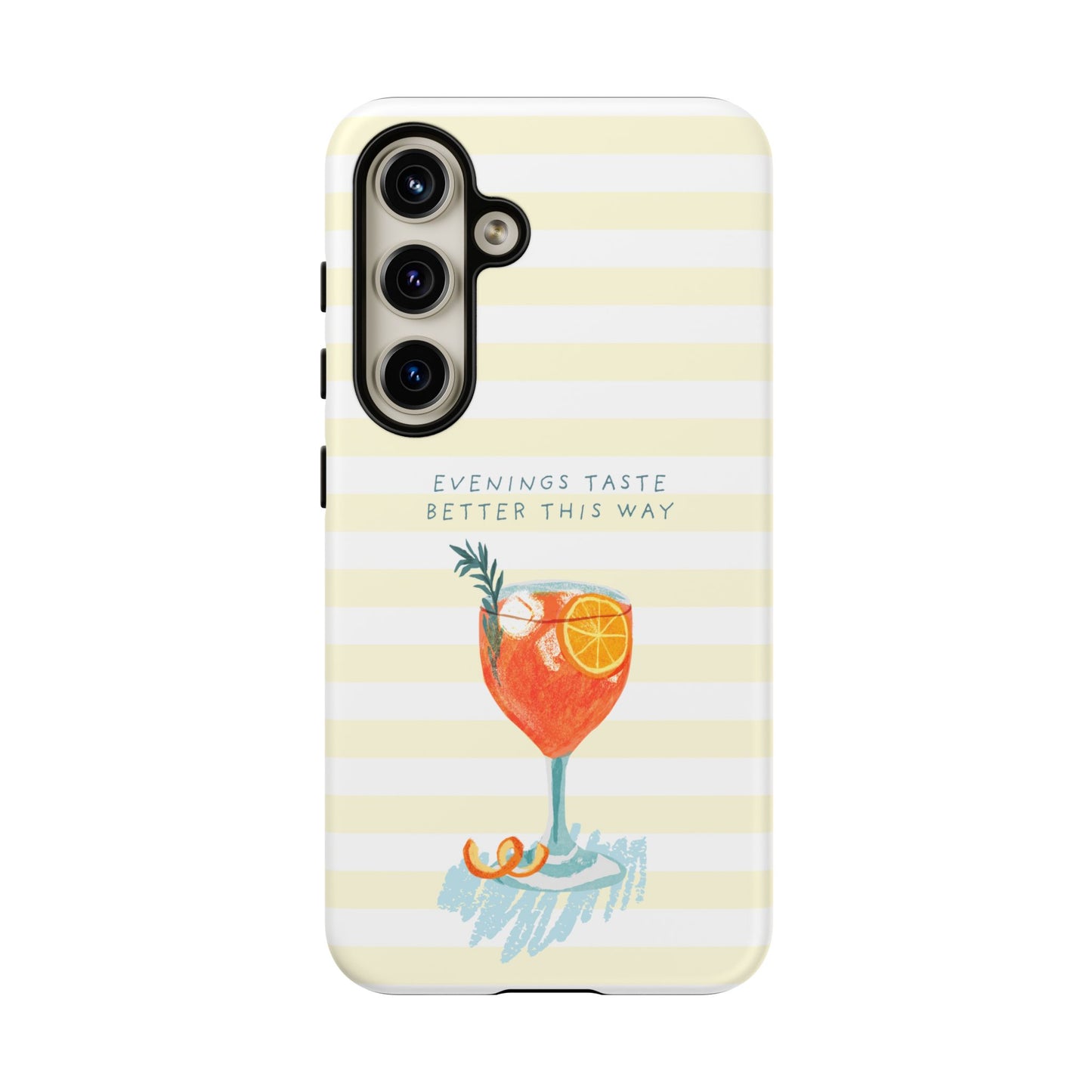 Phone Case — 'Evenings Taste Better This Way' Cocktail Design